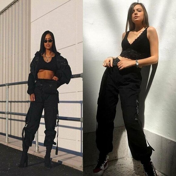 Women’s Relaxed Fit All Day High Waist Cargo Pants - Picture 3 of 4